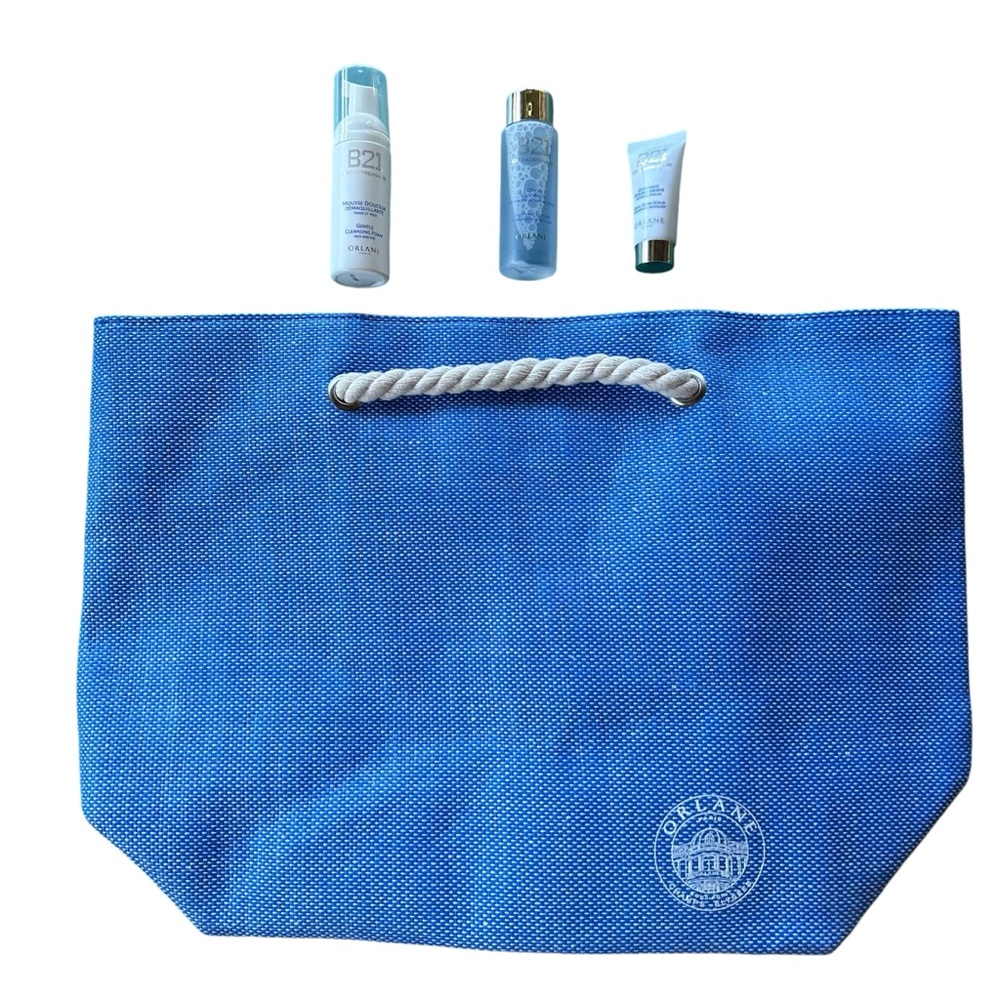 Orlane Denim Tote with Deluxe Samples